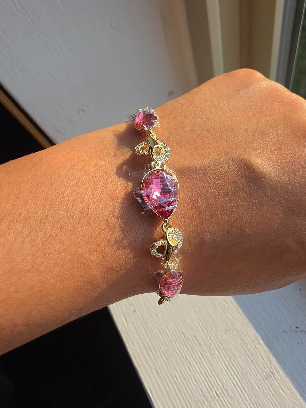 Hermosa Pulsera Para Dama Oro Laminado 14k